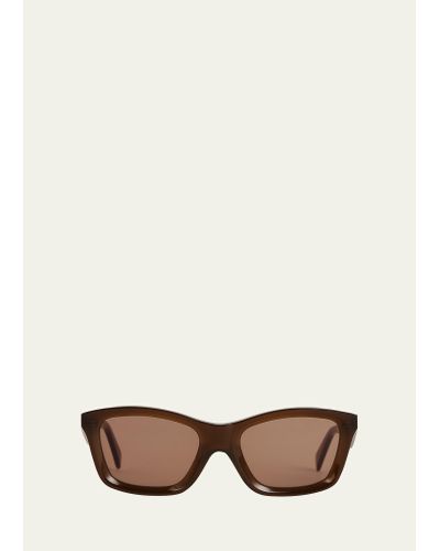 Totême The Classic Acetate Square Sunglasses - Natural
