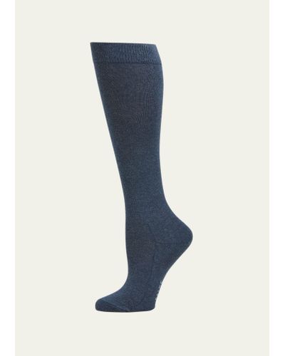 FALKE Family Knee-high Socks - Blue