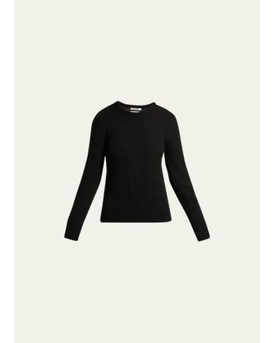 Co. Fitted Cashmere Sweater - Black
