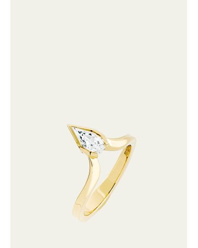 Stephen Webster 18k Yellow Gold Momentum Solitaire Ring With Meteoric Diamond - Natural