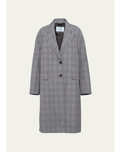 Prada store plaid coat