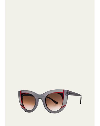 Thierry Lasry Wavvvy Acetate Cat-eye Sunglasses - Natural