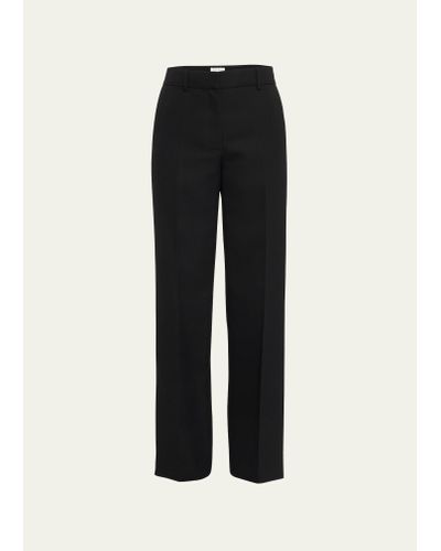 The Row Bremy Wear-inspired Wool Pants - Black