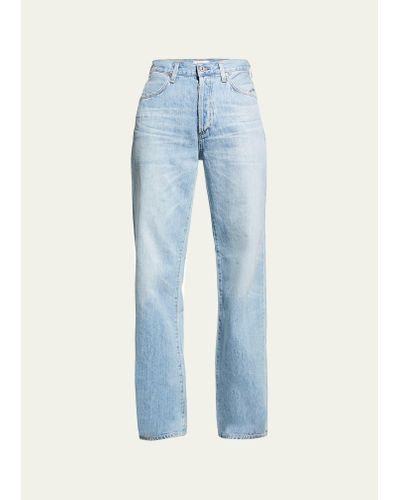 Citizens of Humanity Annina Straight-leg Trouser Jeans - Blue