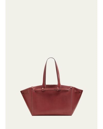 Anya Hindmarch Return To Nature Compostable Leather Tote Bag - Red