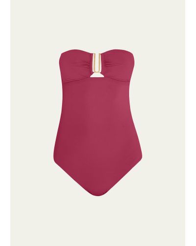 JETS Australia Jetset Bandeau One-piece Swimsuit - Pink