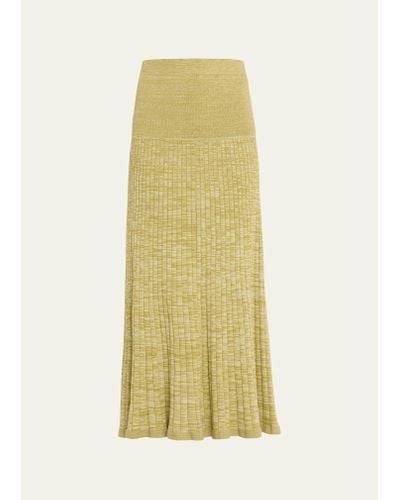 Anna Quan Amber Knit Maxi Skirt - Yellow