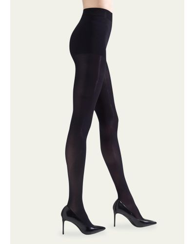 Natori 2-pack Perfectly Opaque Control-top Tights - Blue