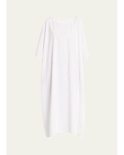 The Row Isora Oversize Maxi Dress - White