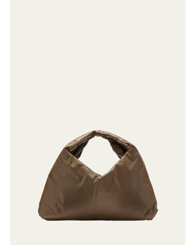 Kassl Anchor Small Oil Faux-leather Top-handle Bag - Brown