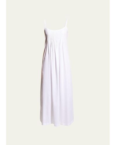 Hanro Juliet Pleated Gown - White