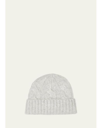 Eugenia Kim Roan Cable Knit Wool-blend Beanie - White