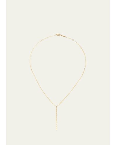 Lana Jewelry 14k Gold Petite Malibu Lariat Necklace - Natural