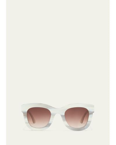 Thierry Lasry Gambly 7003 Acetate Cat-eye Sunglasses - Natural