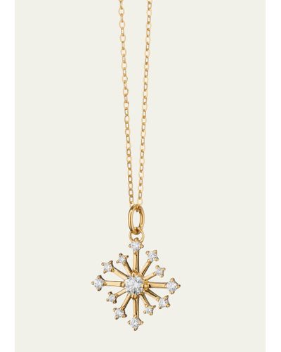 Monica Rich Kosann 18-karat Yellow Gold Star Charm Necklace - Natural