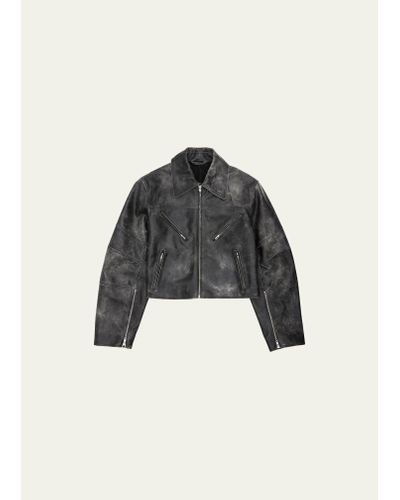 Helmut Lang Leather jackets for Women | Online Sale up to 60% off