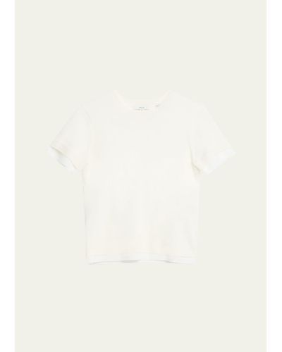 Vince Double-layer Short-sleeve T-shirt - Natural