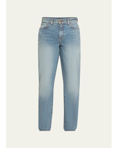 Monfrere Deniro Medium Wash Straight-fit Jeans - Blue