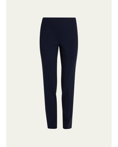 Akris Slim Ankle-cut Pants - Blue