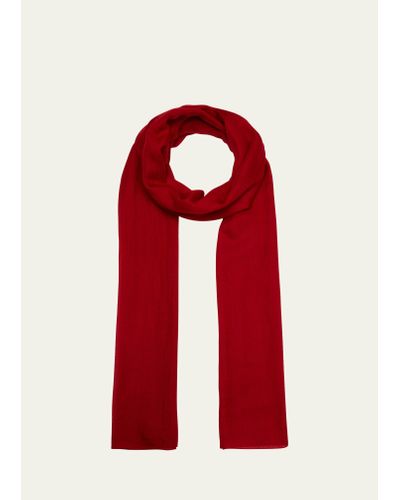 Denis Colomb Cashmere Cloud Scarf - Red