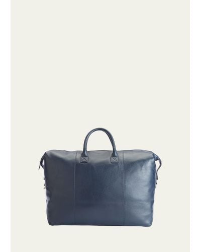 ROYCE New York Executive Weekender Duffel Bag - Blue