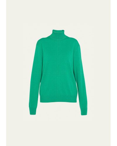 The Row Ciba Turtleneck Sweater - Green