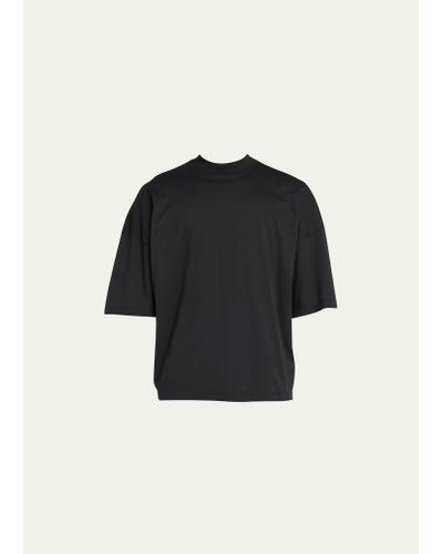 The Row Dustin Oversized Jersey T-shirt - Black