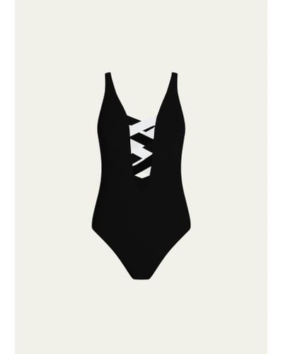 VALIMARE St Martin One-piece Swimsuit - Black