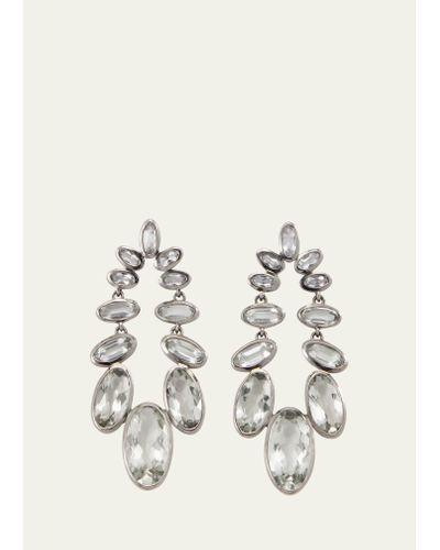 Nakard Cascade Earrings With Green Amethyst - Natural
