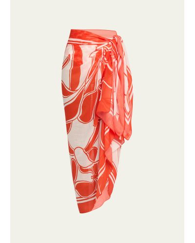Sir. The Label Ramona Sarong Coverup - Red