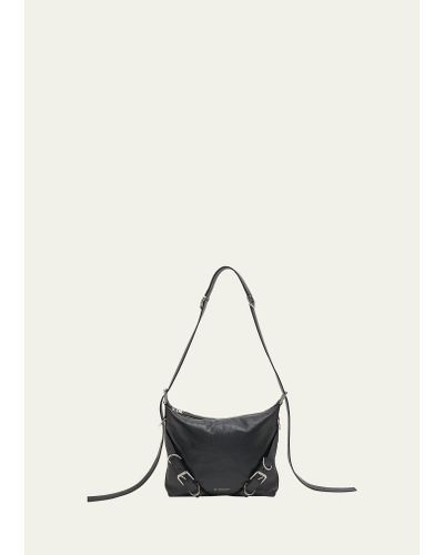 Givenchy Voyou Leather Crossbody Bag - Natural