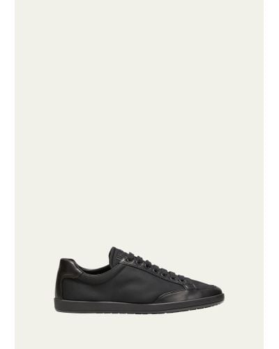 Prada Nylon Low-top Sneakers - Black