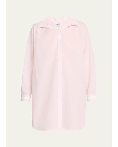 Celestine Sigrid Stripe Long-sleeve Shirt - Pink