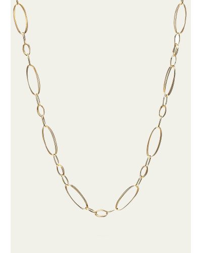 Paul Morelli 18k Gold Ellipse Chain Necklace - Natural