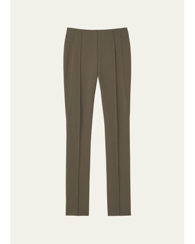 Lafayette 148 New York Gramercy Acclaimed-stretch Pants - Natural