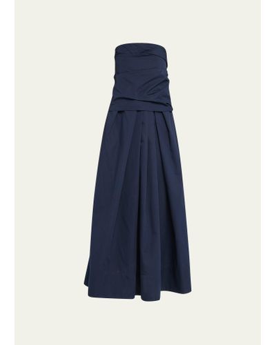 Co. Strapless Tton Dress - Blue