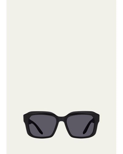 Barton Perreira Amaya Black Zyl Rectangle Sunglasses - Multicolor