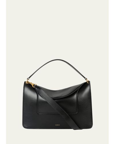 Wandler Penelope Leather Shoulder Bag - Black