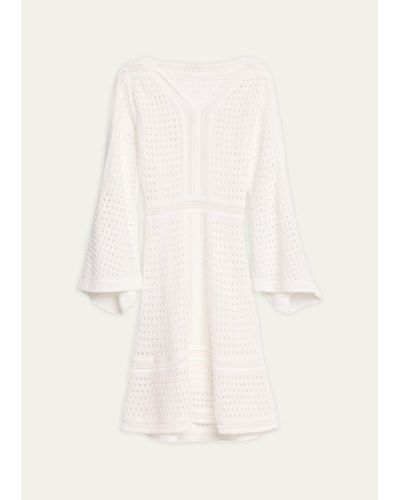 Chloé X High Summer Crochet Mini Dress - Natural