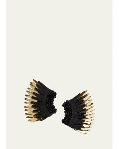Mignonne Gavigan Mini Madeline Earrings Black Gold
