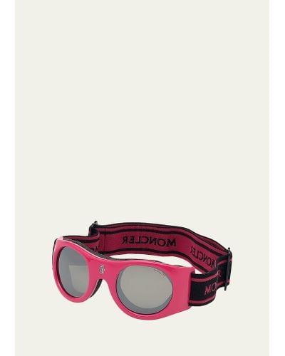 MONCLER LUNETTES City Goggles - Pink