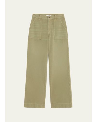 RE/DONE Baker Cotton Twill Pants - Green