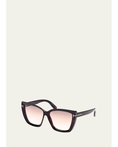 Tom Ford Square Acetate Sunglasses - Multicolor