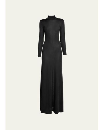 Tom Ford Slinky Backless Gown - Black