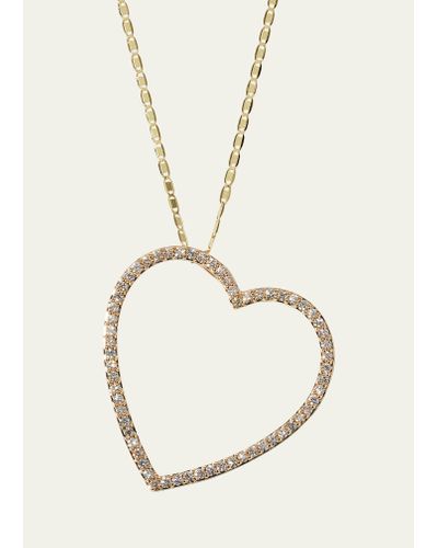 Lana Jewelry Flawless Heart Necklace - Natural