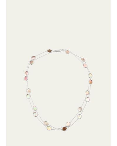 Ippolita Sterling Silver Polished Rock Candy Long Confetti Necklace - Natural