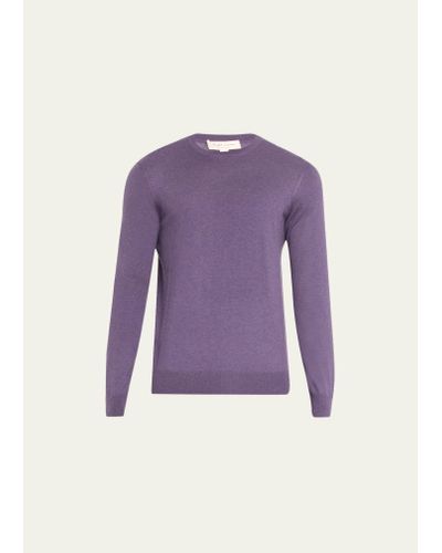 Ralph Lauren Cashmere Jersey Sweater - Purple