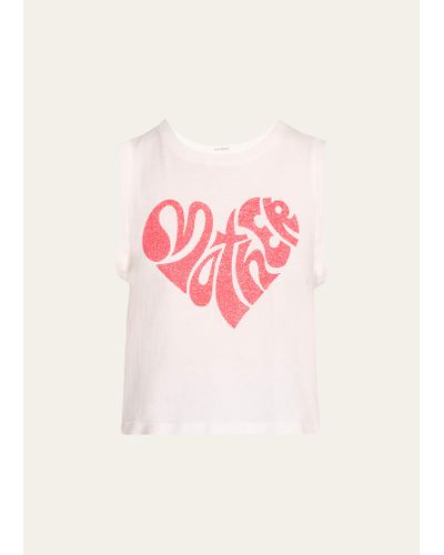 Mother Bowie X The Strong And Silent Type Tank Top - Pink