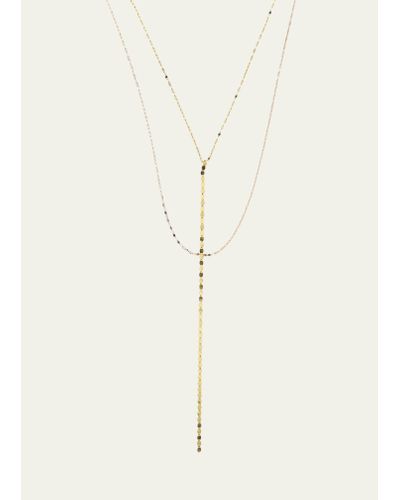 Lana Jewelry Nude Blake Chain Drop Necklace - Natural