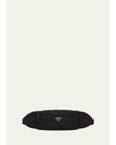 Prada Re-nylon And Saffiano Leather Belt Bag - White